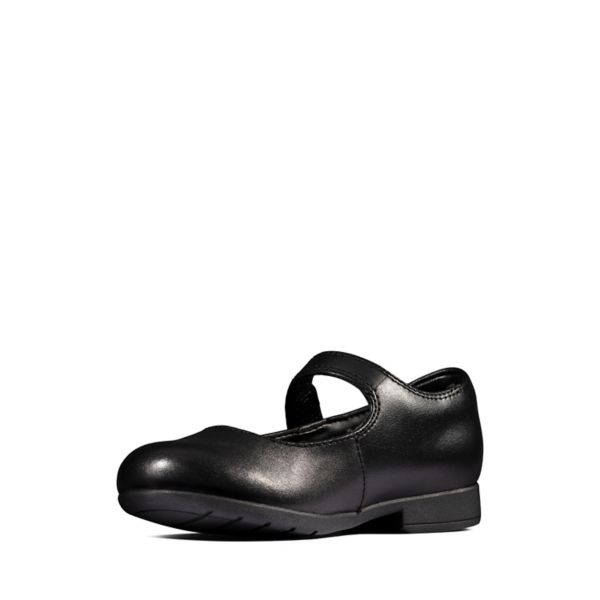 Clarks Girls Scala Pure Toddler School Shoes Black | CA-1675980